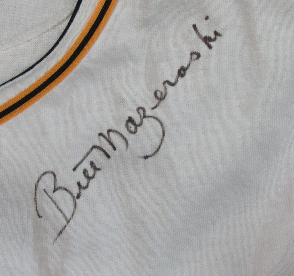 Bill Mazeroski HOF Signed/Auto Cooperstown Starter Baseball Jersey Pirates JSA 181302