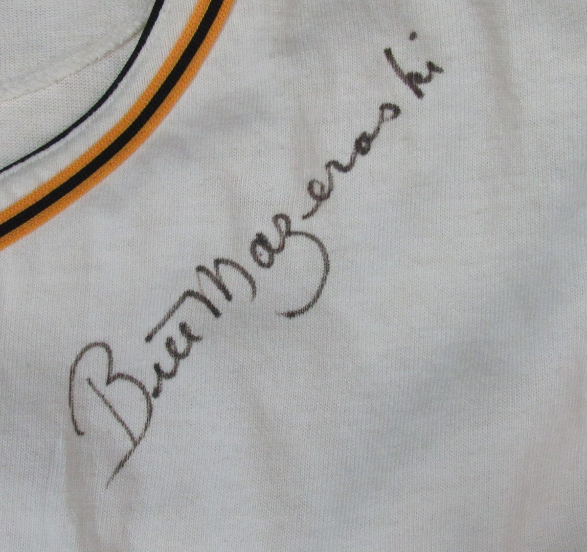 Bill Mazeroski HOF Signed/Auto Cooperstown Starter Baseball Jersey Pirates JSA 181302