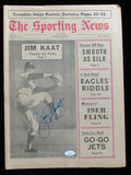 Jim Kaat HOF Autographed 1966 Sporting News Full Newspaper Twins JSA 182577