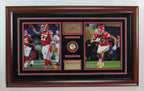 Travis Kelce Kansas City Chiefs Collage w/Laser Engraved Autograph Framed 188523