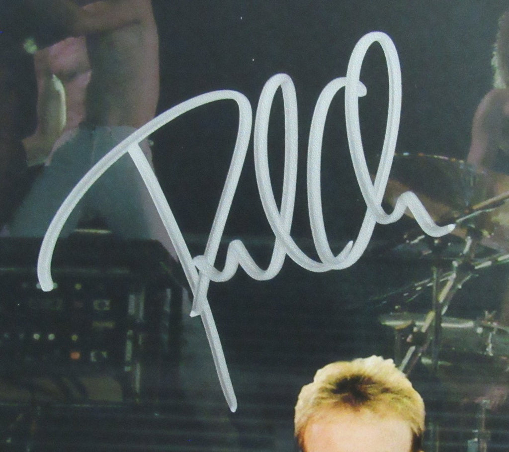 Joe Elliott Phil Collen Autographed 11x14 Photo Def Leppard GROUP JSA