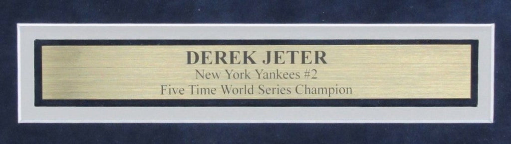 Derek Jeter HOF Autographed 8x10 Photo Collage Yankees Framed 188707