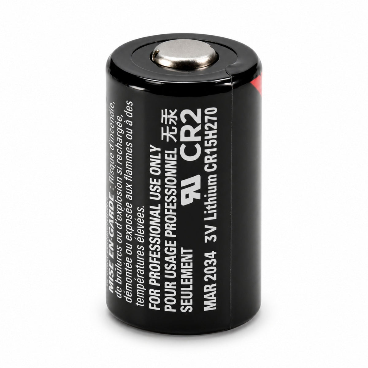 CR2 3V Lithium Battery – Replacement for 1CR2, DLCR2, EL1CR2, KCR2