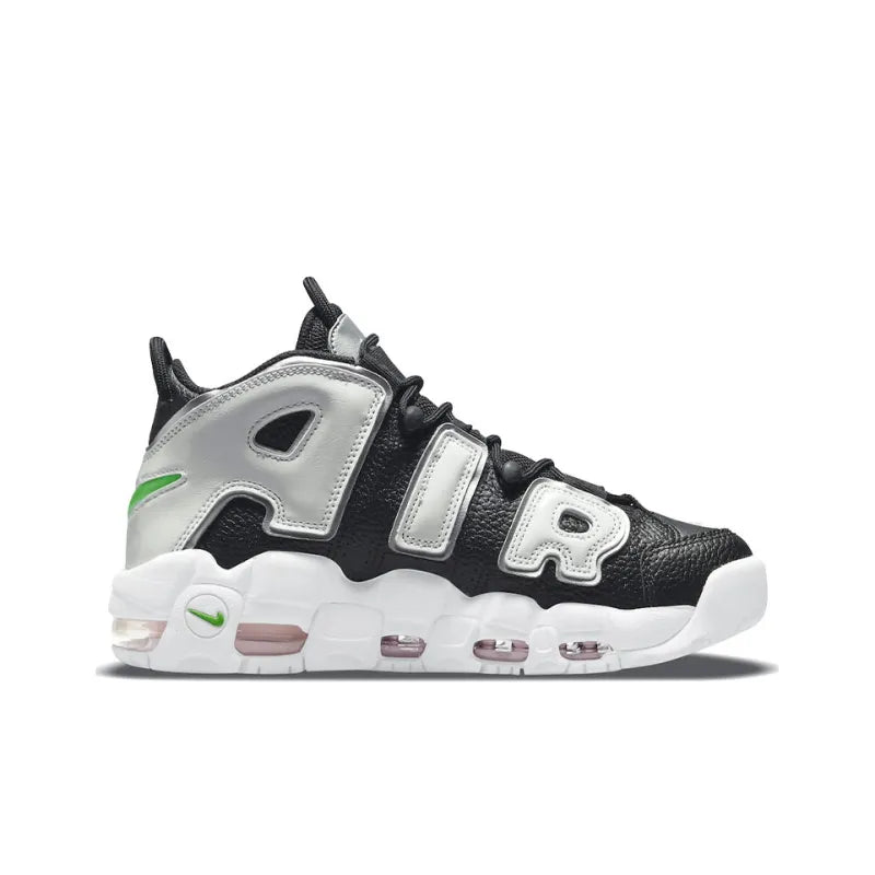 Nike Air More Uptempo Black White Green