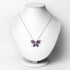3.90 Carat Genuine Amethyst .925 Sterling Silver Pendant