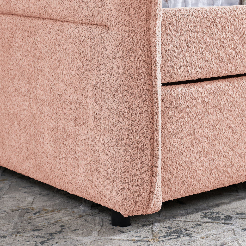 Upholstered Daybed With Pop Up Trundle