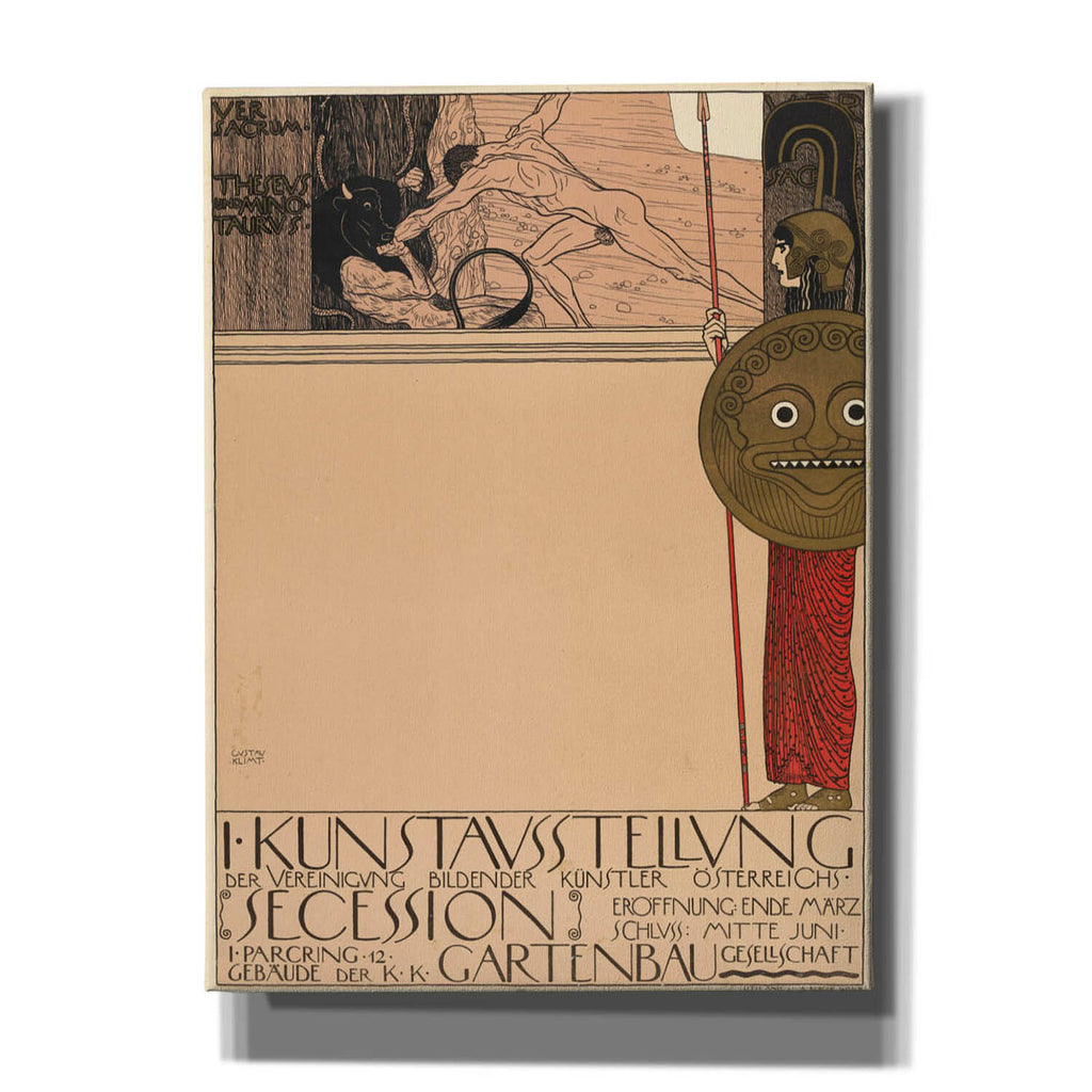 Plakat der 1. Ausstellung der Secession by Gustav Klimt