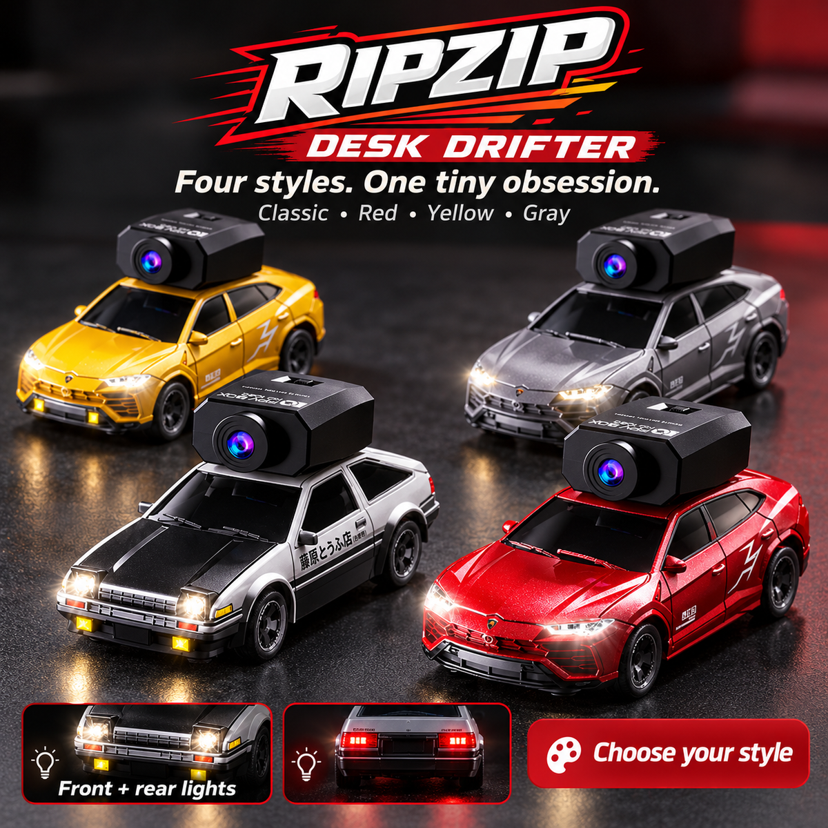 RipZip™ Desk Drifter