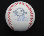 David Adams Signed/Auto Yankees 100th OML Baseball STEINER 187139