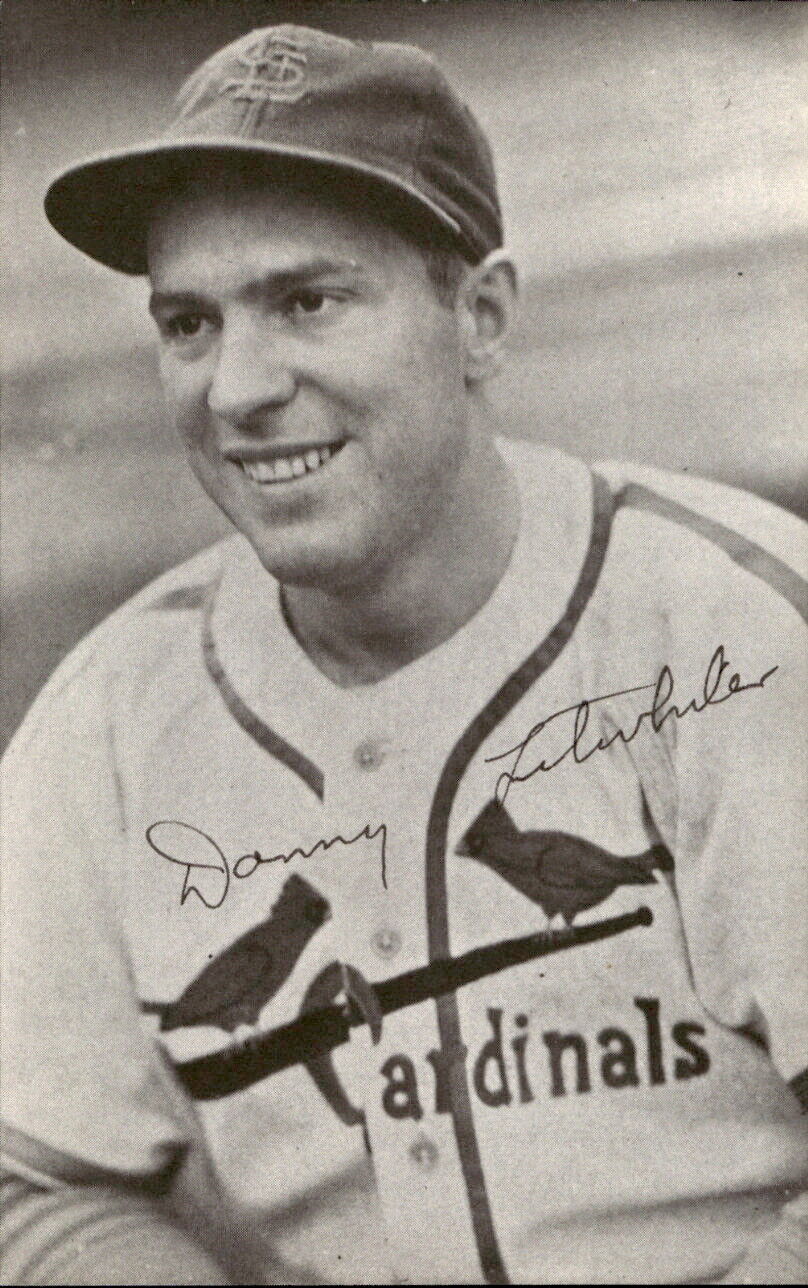 Danny Litwhiler Cardinals d. 2011 Signed/Auto 3x5  Photo 178566
