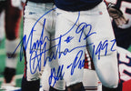 Michael Strahan HOF Inscribed/Signed 11x14 Photo New York Giants Framed JSA 9334