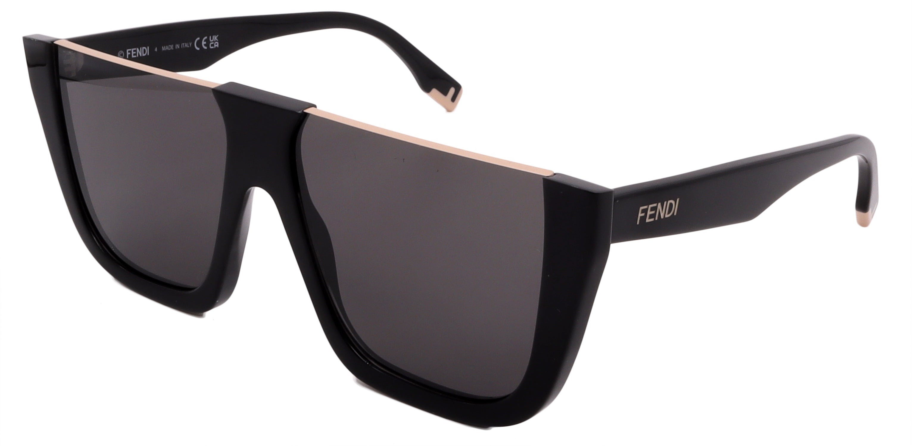 FENDI Sunglasses FE40136I-01A-62-9-145 Non-Polarized