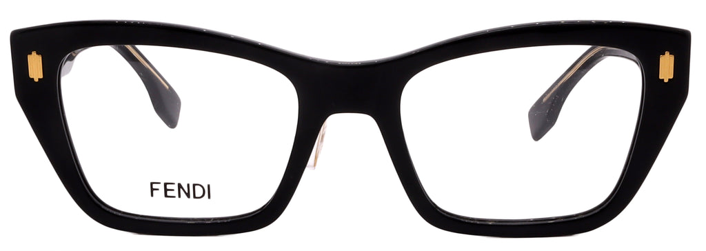FENDI OPTICAL FE50118F-001-52-20-145 Non-Polarized