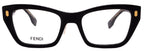 FENDI OPTICAL FE50118F-001-52-20-145 Non-Polarized