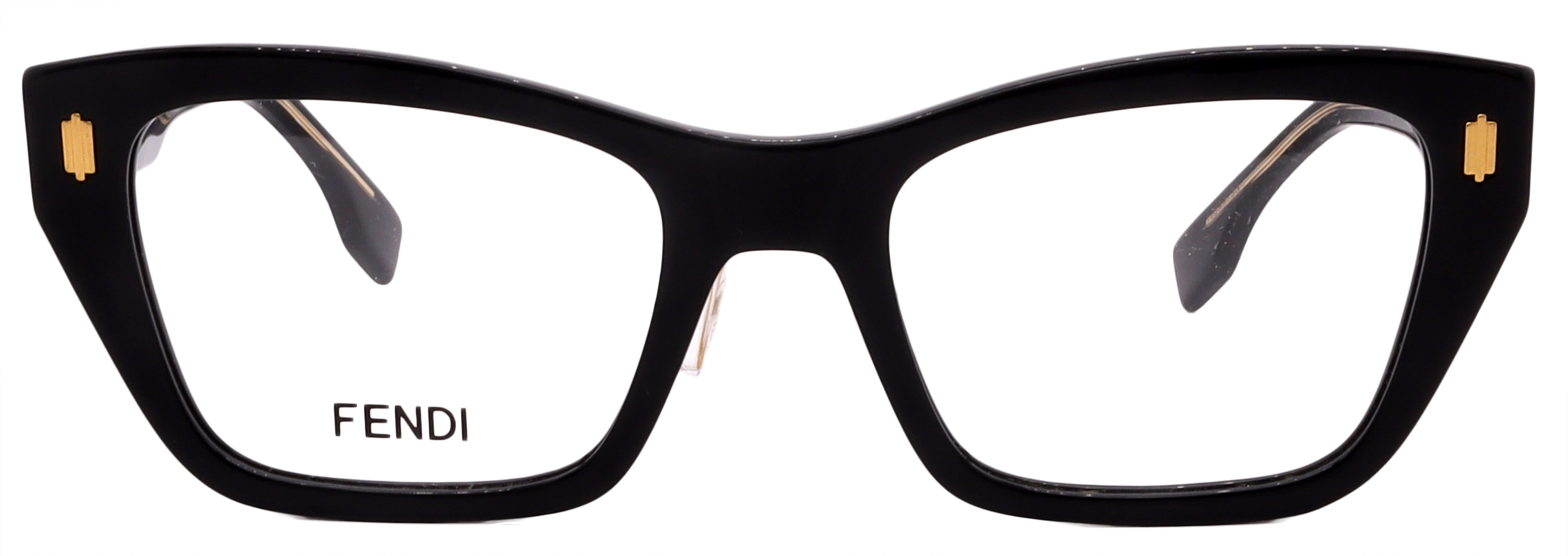 FENDI OPTICAL FE50118F-001-52-20-145 Non-Polarized