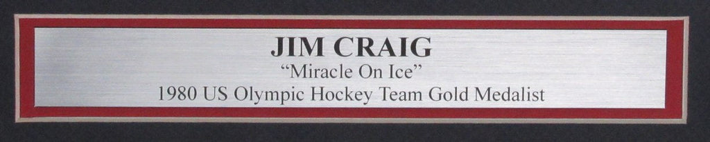 Jim Craig USA Hockey Team Signed/Autographed 16x20 Photo Framed JSA 189440