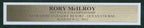 Rory McIlory Signed/Auto 2012 PGA Championship Pin Flag Framed UDA 189341