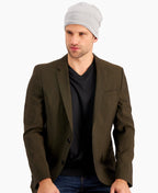 Alfani Men's Solid Cut & Sew Beanie Grey