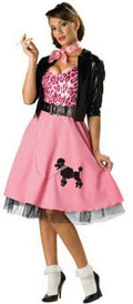 50's Bad Girl Poodle Skirt Deluxe Adult Costume Size XL