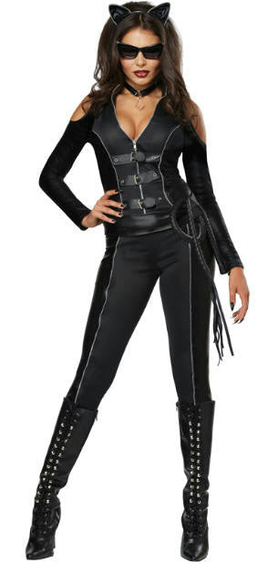 Fatal Feline Black Cat Adult Costume Size XS 4-6