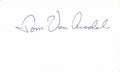 Tom Van Arsdale Phoenix Suns Signed/Autographed 3x5 Index Card  189469