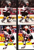 Lot of 4. Scott Gomez/Joey Daudolfo Signed 3.5x5.5 Team Postcards 189515