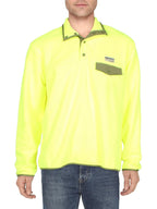 Ralph Lauren Men's Fleece Half Snap Pullover Yellow Size Small