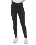 Calvin Klein Women's Full Length Pintuck Seam Leggings Black Size X-Small