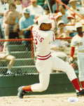 Gary Redus Autographed 8x10 Photo Cincinnati Reds JSA