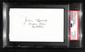 James Leavelle Signed/Inscr Cut on 3x5 Index Card Police Officer PSA/DNA 184277