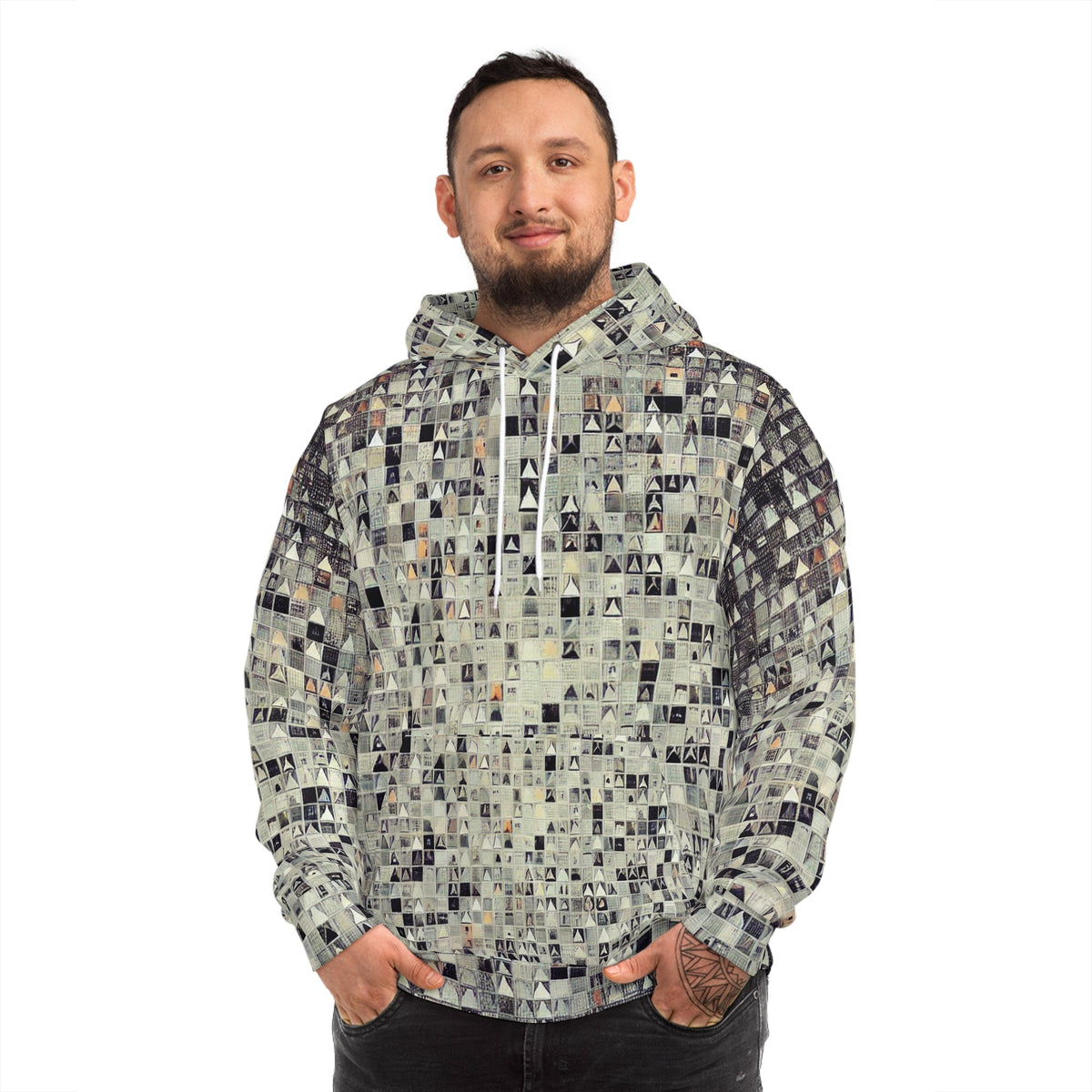 Pixel Disruption Hoodie — Anti-Surveillance Streetwear