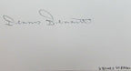 Dennis Bennett 1967 Boston Red Sox Signed 3x5 Index Card with 5x7  Photo 158515