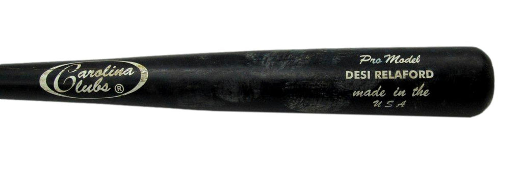 Desi Relaford Unsigned Carolina  Clubs Game Used Broken Baseball Bat Phillies