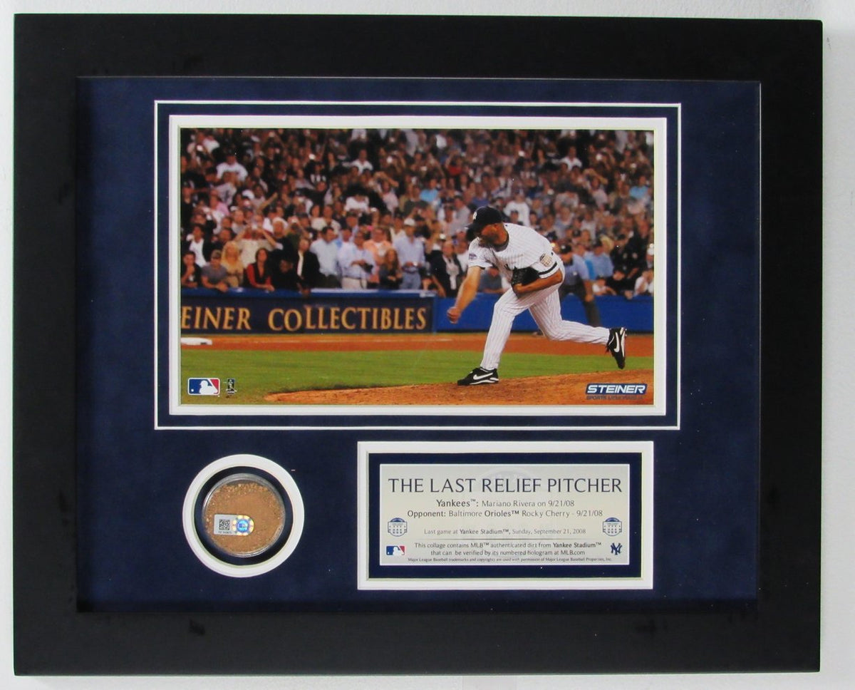 Mariano Rivera HOF Yankees Unsigned 10x6 Last Game Photo Framed Steiner 164011
