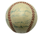 1955 Giants ONL Team Signed Baseball (22) Willie Mays Wilhelm HOFers JSA 192211