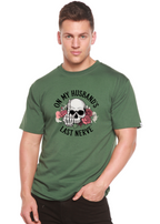 On My Husbands Last Nerve Sublimation Unisex Bamboo/Cotton Graphic T-Shirt