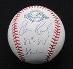 Shane Rawley Signed/Auto Yankees 100th OML Baseball JSA Inscr  186717