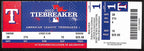 2013 AL Wild Card Tiebreaker Full Ticket Rays 5 v Rangers 2 9/30/2013 187528