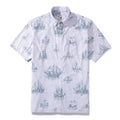 Hawaiian Shirt For Men Ship And Boat Drawing Short Sleeve Designer Shirt