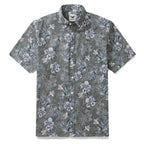Hawaiian Shirts For Men 1920s Vintage Cotton Misty Garden Short Sleeve Aloha Shirt