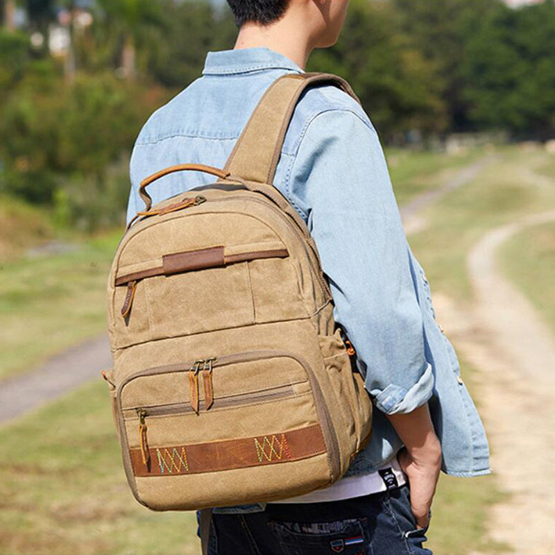 Flash Sale Waterproof DSLR Camera Backpack Canvas Travel Backpack Camera Backpack