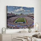 Buffalo Bills Highmark Stadium Wall Art Canvas Print, Bills Game Day Decor