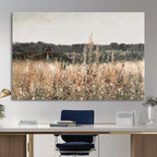 Rustic Field Landscape Wall Art Print, Giclee Canvas Wall Art