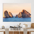 El Arco Wall Art Canvas Print, Framed Cabo San Lucas Ocean Arch Coastal Art