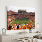 Tennessee Neyland Stadium Wall Art, Sports Arena Canvas, Home Bar Wall Decor
