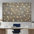 Abstract Birds Wall Art Canvas Print