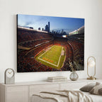 Chicago Bears Soldier Field Canvas Wall Art, NFL Stadium Panorama