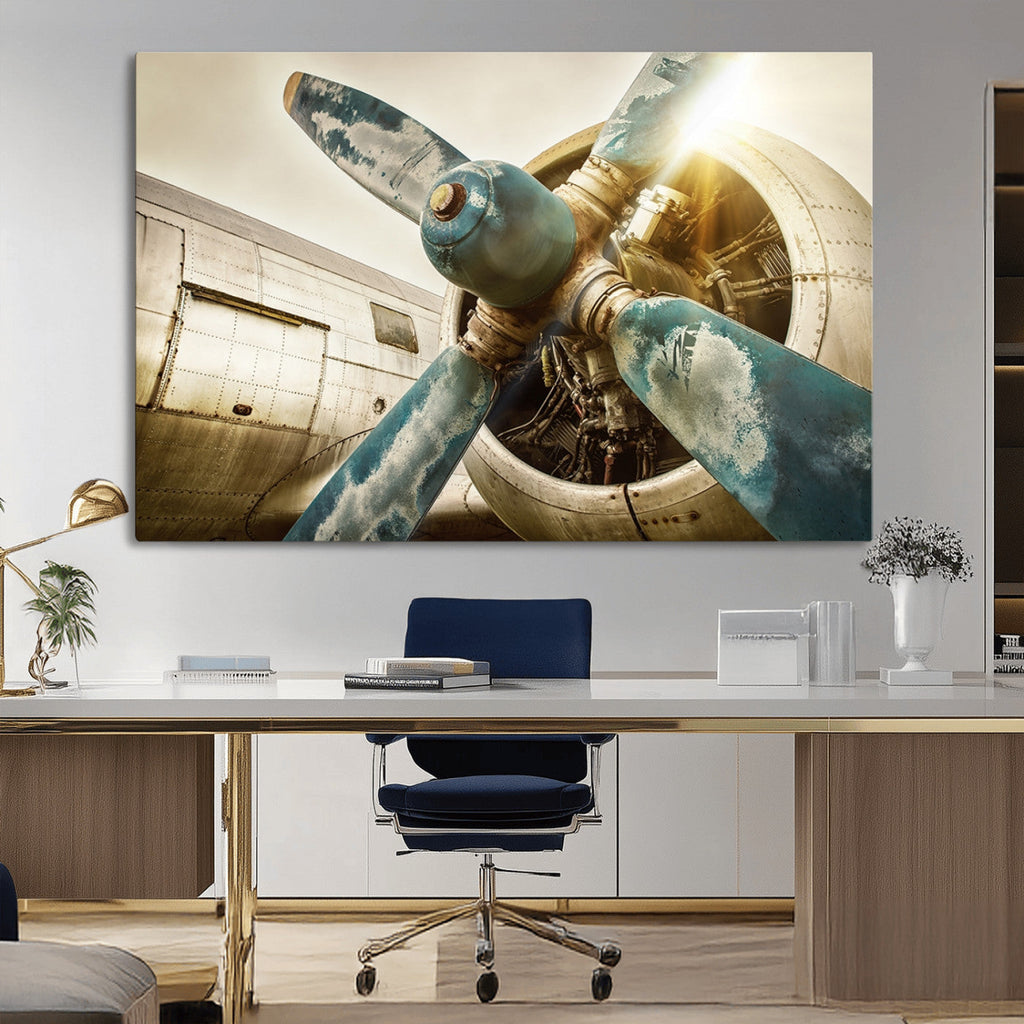 Vintage Airplane Canvas Print