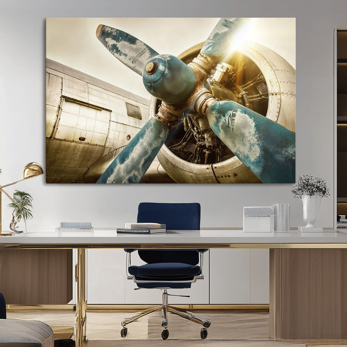 Vintage Airplane Canvas Print