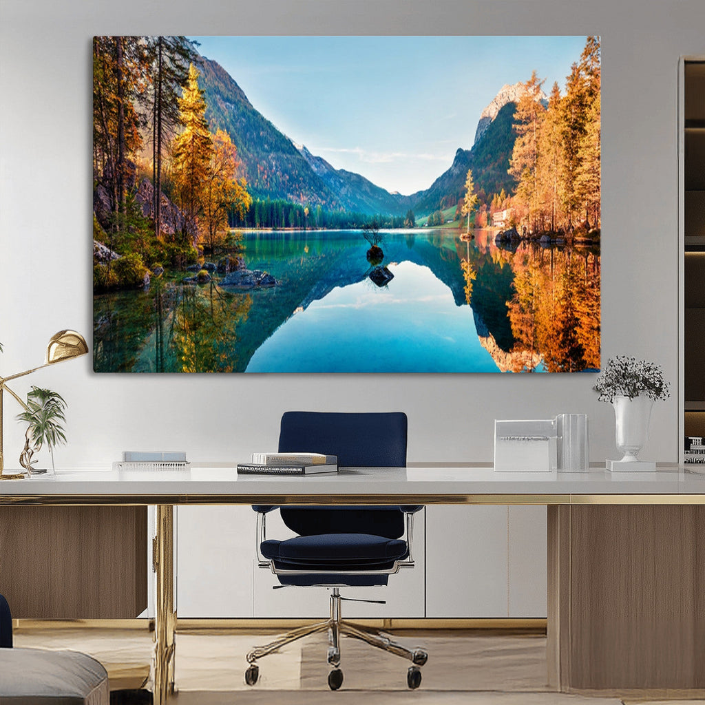 Fantastic Autumn Panorama Wall Art Canvas Print